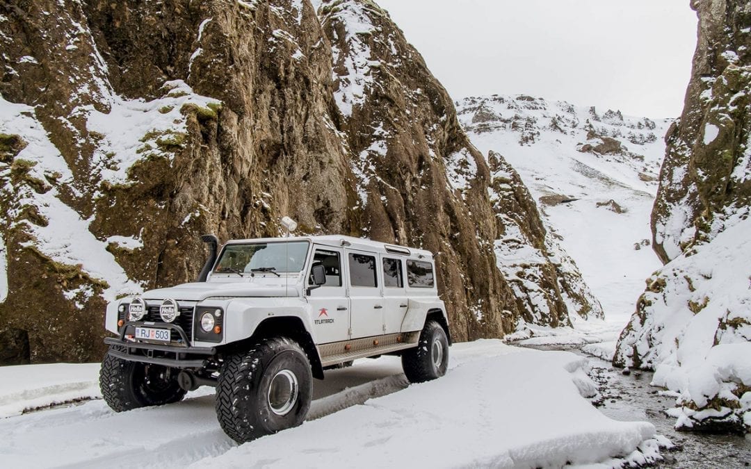 The journey to the ice cave is also spectacular as we go off road in our Super Jeep